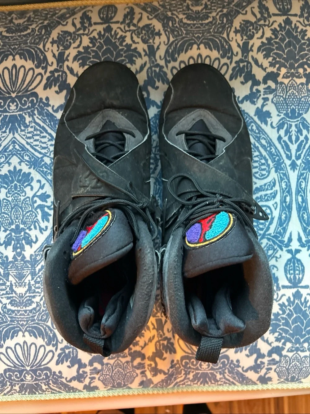 Air Jordan 8 retro aqua shoes men’s size 10.5.